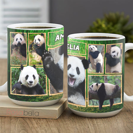 Custom Cups Panda Mugs All Over Print DNR2311006 | 15oz