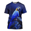 3D Printed Parrot Hoodie T-shirt DT040505