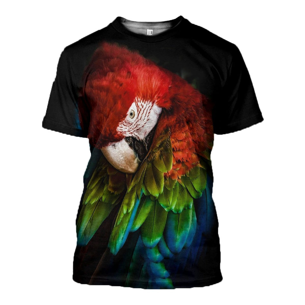3D Printed Parrot Eye Hoodie T-shirt DT140902