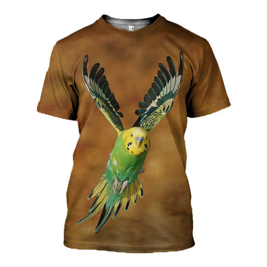 3D Printed Parrot Hoodie T-shirt DT040510