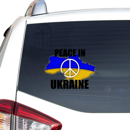 Peace In Ukraine Peace In Ukraine Sticker Car Vinyl Decal Sticker