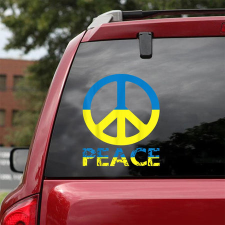 Peace In Ukraine Sticker Car Vinyl Decal Sticker