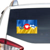 Peace Love Ukraine Peace In Ukraine Peace Not War Sticker Car Vinyl Decal Sticker