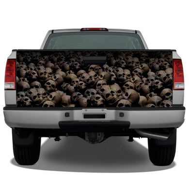 Pile Of Skulls Tailgate Wrap Tailgate Sticker Wrap Decals For Trucks