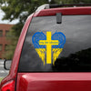 Pray For Ukraine Essential Car Vinyl Decal Sticker