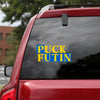 Puck Futin I Stand With Ukraine Peace Love Ukraine Car Vinyl Decal Sticker