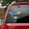 Puck Futin Peace Love Ukraine _092 Car Vinyl Decal Sticker