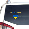 Puck Futin Peace Love Ukraine _092 Car Vinyl Decal Sticker