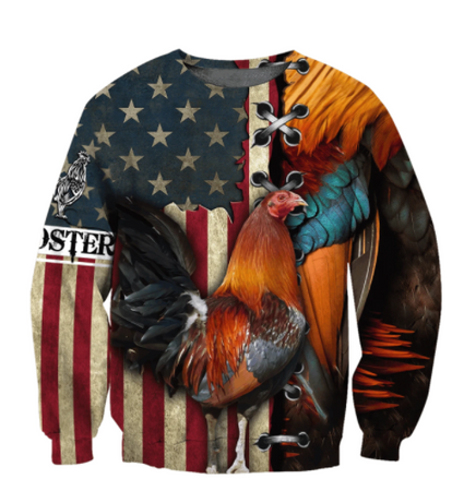 Premium Rooster All Over Printed Unisex 36