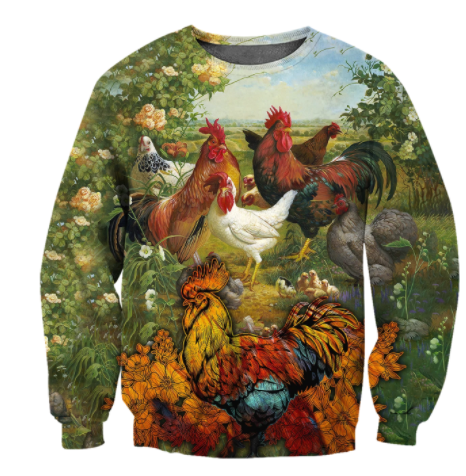 Premium Rooster 3D All Over Printed Unisex 26