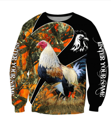 King Rooster Customize II 3D All Over Printed Unisex Hoodie 9