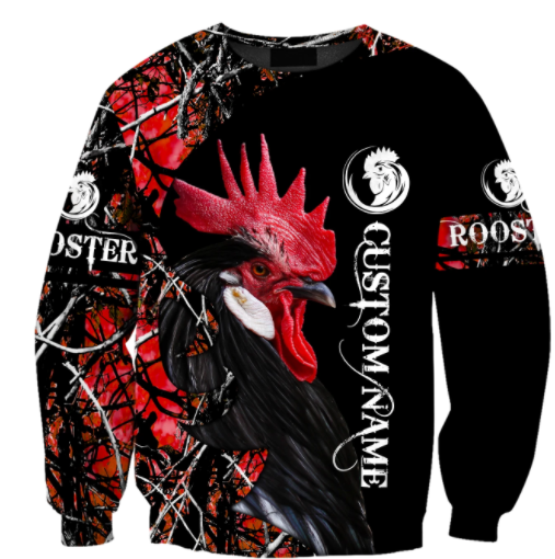 King Rooster Customize 3D All Over Printed Unisex Hoodie 5