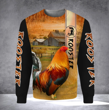 Premium Rooster 3D All Over Printed Unisex 21