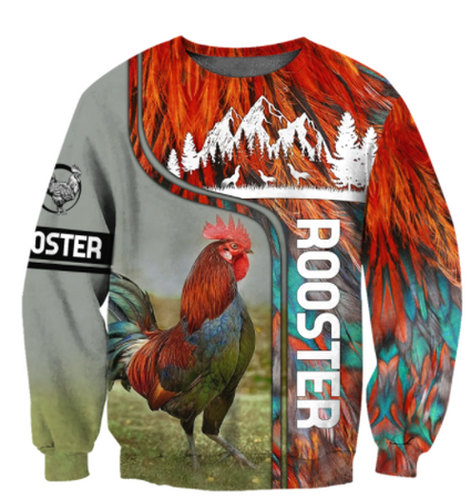 Premium Rooster 3D All Over Printed Unisex 33