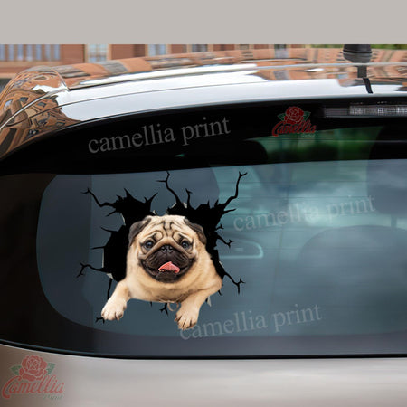 Funny Pug Sticker Emoji Your Cute Jeans Decal Stickers Gifts For Grandpa