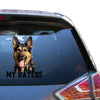 Funny German Shepherd To All My Haters Stickers For Scrapbooking Super Cute Decal Mothers Day Presents