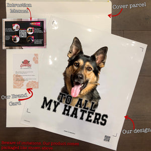 Funny German Shepherd To All My Haters Stickers For Scrapbooking Super Cute Decal Mothers Day Presents