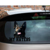 Funny German Shepherd To All My Haters Decal For Car Window Lovable Custom Stickers Gift Ideas For Girlfriend