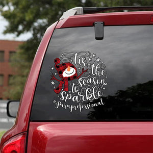[sk0252-snf-tnt] Teacher Car Sticker Lover - Camellia Print