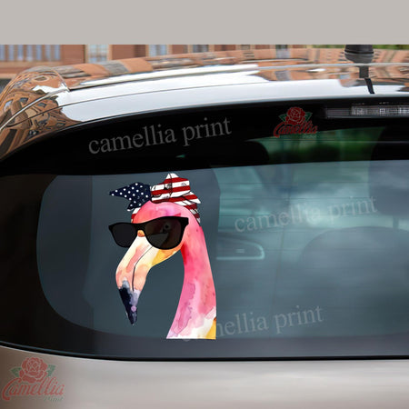 Flamingo Sticker Pack Funny Vinyl Car Decals Vinyl Letter Stickers 10th Anniversary Gift
