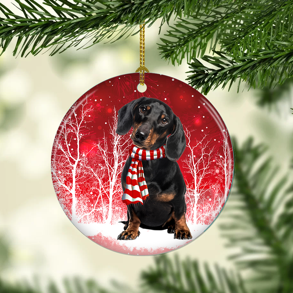 ornament-dachshund-gift-for-christmas-decorate-the-pine-tree