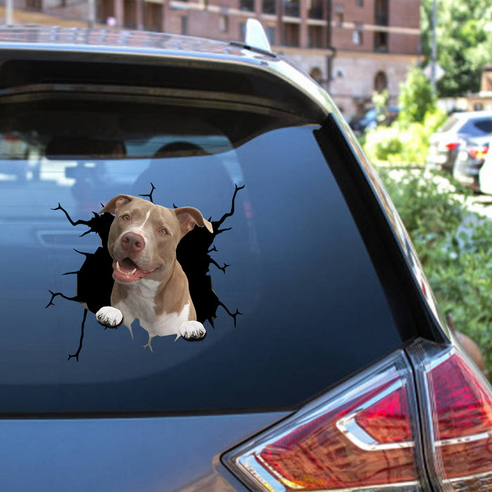 American Pitbull Terrier Sticker Crack Duck Decal Cute Dot Stickers Gifts For Him