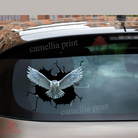 Owl Crack Decals For Walls Funny Jokes Custom Vinyl Decals Gardening Gifts