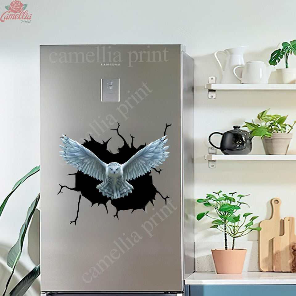 Owl Crack Decals For Walls Funny Jokes Custom Vinyl Decals Gardening Gifts