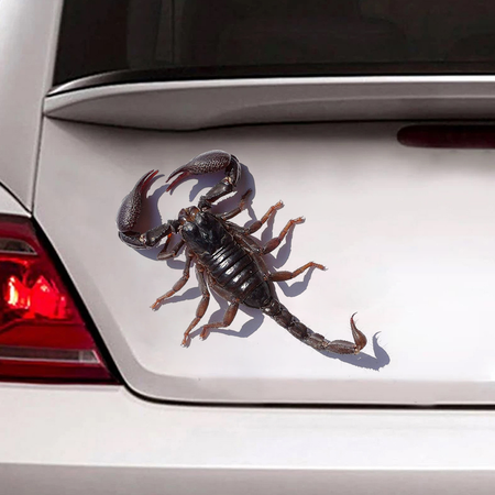 [sk0770-snf-tnt]-scorpion-crack-car-sticker-insects-lover