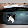 Tuxedo Cat Crack Sticker For Car Window You Cute Anime Car Sticker Anniversary Gift For Husband