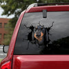 [sk1620-snf-tpa]-dachshund-crack-car-sticker-dogs-lover