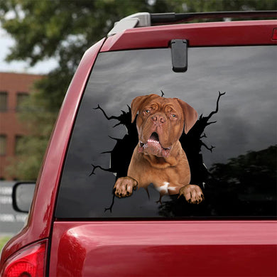 [sk1640-snf-vdt]-french-mastiff-crack-sticker-dogs-lover