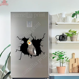 Parrot Crack Decal For Wall Lovable Laptop Decals Teacher Appreciation Gifts