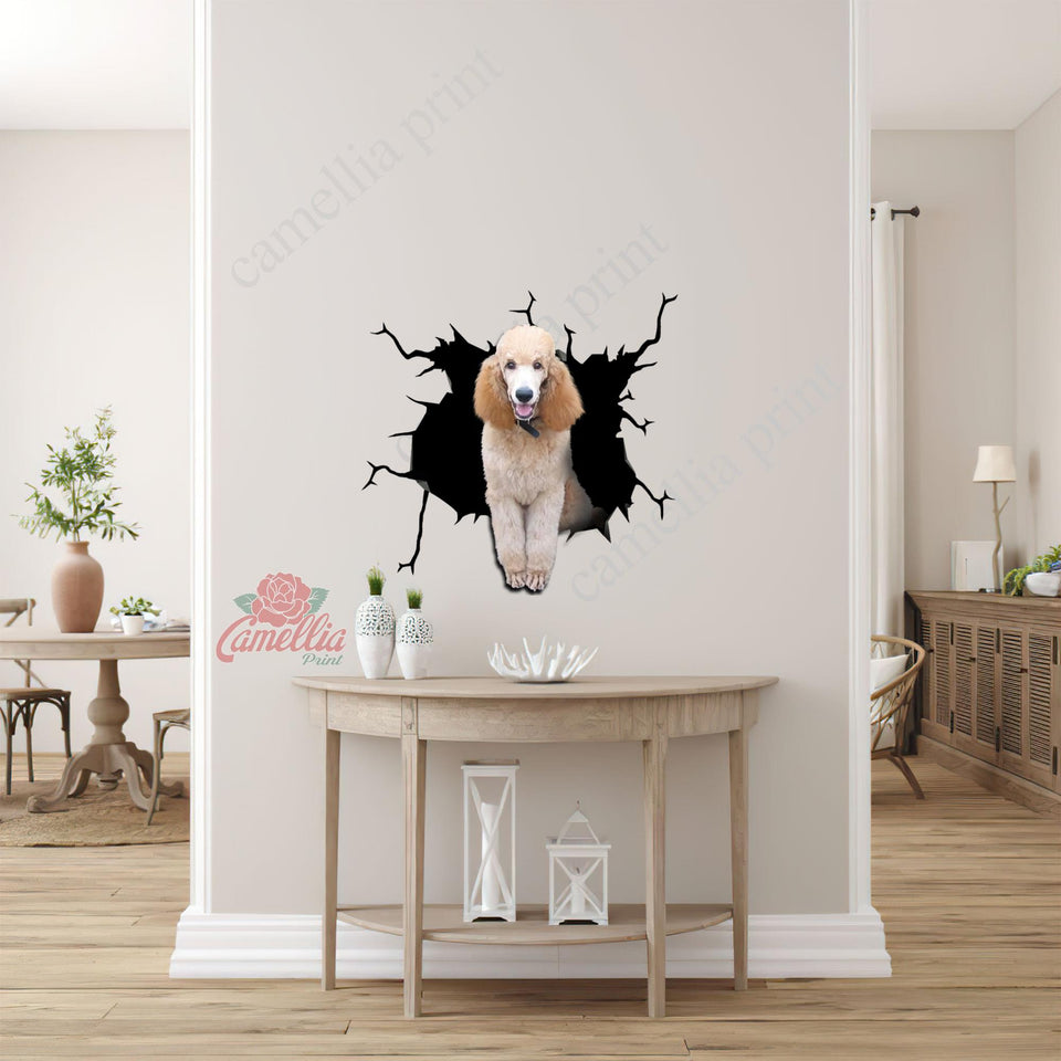 Poodle Crack Decal For Boat Cool Custom Die Cut Stickers 50th Wedding Anniversary Gifts