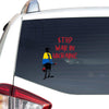 Stop The War In Ukraine Gift For Men Car Vinyl Decal Sticker