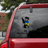 Stop The War In Ukraine Car Vinyl Decal Sticker