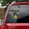 Stop The War Stand With Ukraine Essential Car Vinyl Decal Sticker