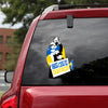 Stop The War Stand With Ukraine Car Vinyl Decal Sticker