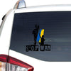 Stop War Ukraine Gift Car Vinyl Decal Sticker