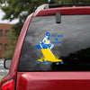 Stop War Ukraine Car Vinyl Decal Sticker
