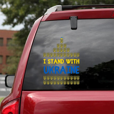 Support Ukraine I Stand With Ukraine Shirt Essential Car Vinyl Decal Sticker