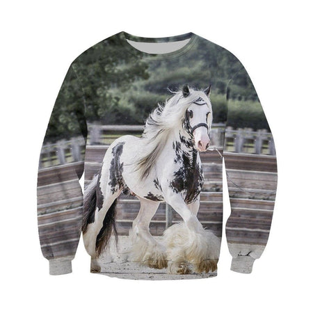 3D All Over Printed Friesian Horse Shirts