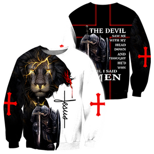 The Devil Saw Me With My Head Down 3D All Over Printed Shirts For Men and Women Pi250501S13