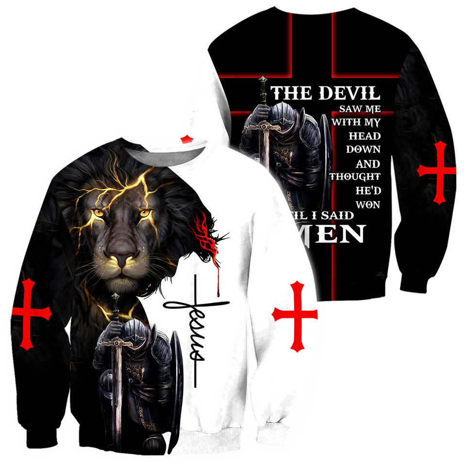 The Devil Saw Me With My Head Down 3D All Over Printed Shirts For Men and Women Pi250501S13