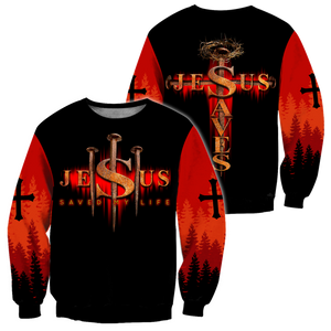 Jesus Saved My Life 3D All Over Printed Shirts For Men and Women Pi0401005