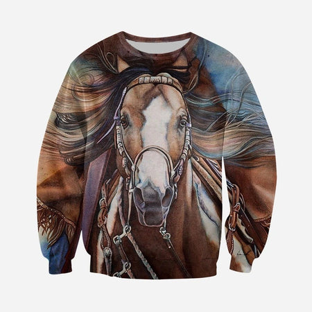 3D All Over Printed Horse Racing Shirts