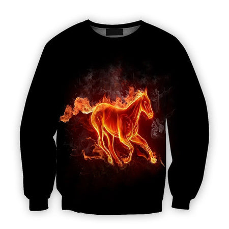 All Over Print Horse Fire