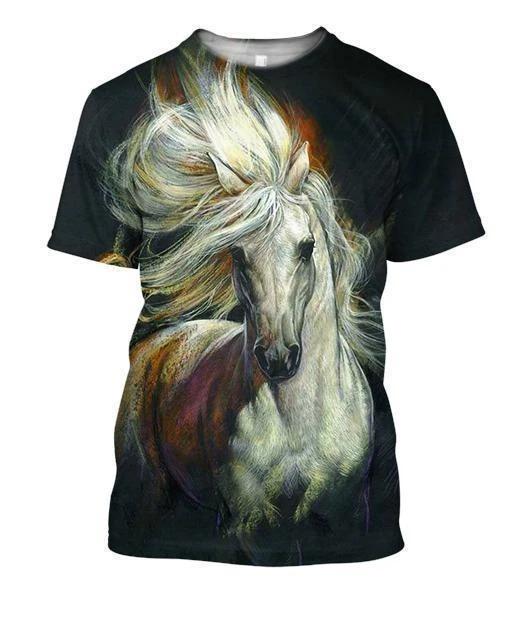 3D All Over Print Beautiful Horse Hoodie