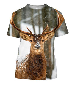 3D All Over Print Deer Winter Shirts