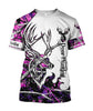 DEER HUNTING MUDDY GIRL CAMO 3D ALL OVER PRINTED SHIRTS FOR MEN AND WOMEN JJ051202 PL